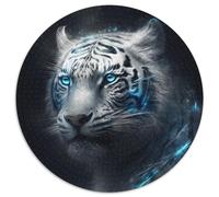 Puzzle 1000 pièces Fantasy Tiger en Carton pour Adultes, idéal pour la décoration intérieure, Les Anniversaires, Les fêtes et Les Cadeaux (67,5 x 67,5 cm)