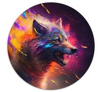 Puzzle 1000 pièces Fantasy Wolf Puzzles stimulants Art DIY Stimulant pour Les passionnés, Cadeau Parfait pour la détente 67,5 x 67,5 cm