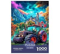 Puzzle 1000 Pièces Farm Tracteurs Puzzle Un Jeu Intellectuellement Stimulant Cadeaux pour Adolescents Et Enfants 52x38cm/1000pcs