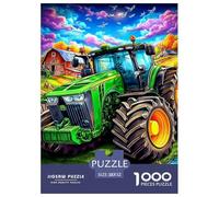 Puzzle 1000 Pièces Farm Tracteurs Puzzle Un Jeu Intellectuellement Stimulant Cadeaux pour Adolescents Et Enfants 52x38cm/1000pcs