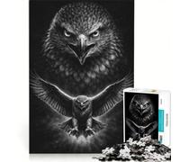 Puzzle 1000 pièces Faucon Prédateur Céleste Jeu éducatif Décoration Parfaite Cadeau Unique pour Un Anniversaire ou Noël 50x75cm