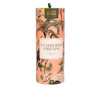 Docter Puzzle Feathered Friends – 1000 pièces, détails dorés, 49 x 73 cm, boîte cylindrique