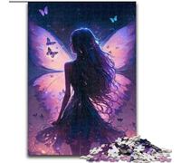 Puzzle 1000 pièces Fée Papillon, 1000 pièces, Interaction familiale et défi cérébral, Défi d'activité familiale (Taille 50x75cm)