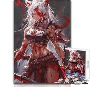 Puzzle 1000 pièces « Félins enragés »-Niveau Difficile pour Les Anniversaires à partir de 14 Ans (Dimensions 38x52cm)