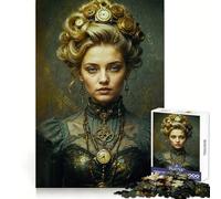 Puzzle 1000 pièces Femme Da Vinci Muse pour Adultes Mémoire aiguisée, évasion sereine, Bords Nets, (38x26cm)