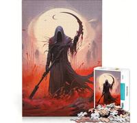 Puzzle 1000 pièces Figure Sombre en Enfer, Jeu éducatif, décoration Parfaite, Cadeau Unique pour Anniversaire et Noël 50x75cm