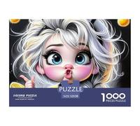 Puzzle 1000 pièces Fille Abeille Dessin Animé pour Adultes - Fille Abeille Chibi, Papier Recyclé, Idée Cadeau 52x38cm