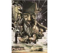Puzzle 1000 pièces Film Classique Breakings Bad Art Mural Affiche pour Jouets pour Adultes Jeu de décompression Gt403Zw 50x70CM