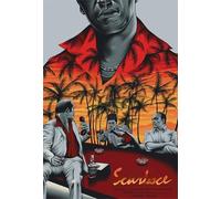 Puzzle 1000 pièces Film Tony.M Scarfaces Poster Jeu d'adresse coloré pour Toute la Famille Adultes38x52cm