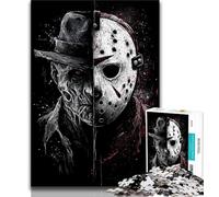 Puzzle 1000 pièces Films d'horreur Puzzles pour Adolescents 1000 Entraînez Votre Cerveau et Vos Mains Cadeaux pour Amis et Famille 75x50cm