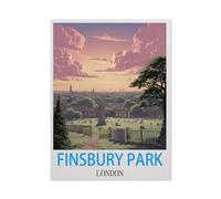 Puzzle 1000 pièces，Finsbury Park London，Adulte Enfant Jeu éducatif en Papier（38x26cm）-HB44