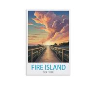 Puzzle 1000 pièces, Fire Island, New York, 1000 pièces en Carton épais et résistant, Assemblage précis, à partir de 14 Ans, Jeu Familial, 52 x 38 cm