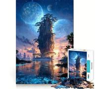 Puzzle 1000 pièces Flèches célestes de Mangrove Jeu de Construction Artistique aux Contours Nets Idéal pour se détendre,s'amuser en Famille ou Entre Amis (50x75cm)
