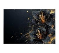 Puzzle 1000 Pièces Fleur, 1000 Pièces Puzzle Adulte, Jeu de Concentration, 75x50cm Grand Puzzles Bois avec Boîte pour Décoration Maison, Jeu de Puzzles Lis pour Toute la Famille, Cadeau Femme, -7384