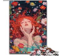 Puzzle 1000 pièces Fleurs Color Girls pour Adultes et Adolescents, Jouet éducatif Anti-Stress, idéal comme Cadeau pour Toute la Famille (26x38cm)