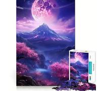 Puzzle 1000 pièces Fleurs de Cerisier Art Japonais Découpe précise Jeu créatif et Relaxant pour Un Moment de détente Cadeau d'anniversaire (38x26cm)