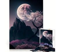 Puzzle 1000 pièces Fleurs de Cerisier du Japon pour Adolescents,idéal pour stimuler la mémoire et apaiser l'esprit Découpe de qualité (38x26cm)