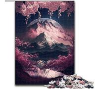 Puzzle 1000 pièces Fleurs de Cerisier Japonais pour Adultes, Jeux éducatifs, décoration d'intérieur, Cadeau d'anniversaire, Art Mural (50x75cm)