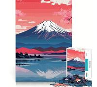 Puzzle 1000 pièces Fleurs de Cerisier,Style Japonais,Bords impeccables,Casse-tête Amusant,Cadeau de détente,Jeu,Cadeau d'anniversaire Artistique (50x75cm)