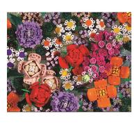 Puzzle 1000 pièces : Fleurs en briques LEGO