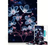 Puzzle 1000 pièces Fleurs en Harmonie,œuvre d'art,Jeu Intelligent,Divertissement pour Les Moments de détente,Cadeau d'anniversaire (50x75cm)