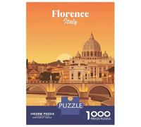 Puzzle 1000 Pièces Florence Italy Puzzles pour Adolescents Course De Vitesse Manuelle Activités Amusantes À La Maison Jeu Stimulant Et Jeu en Famille 52x38cm/1000pcs