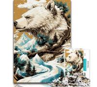 Puzzle 1000 pièces Flower Eagle pour Adolescents, Cadeaux, Aide Le Cerveau à exercer, Jouets addictifs pour cultiver la Patience, Excellent Cadeau 38x52cm