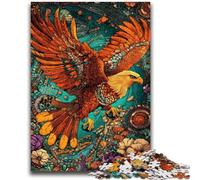 Puzzle 1000 pièces « Flower Eagle » pour Adultes, Jeu Familial Anti-Stress, défi Difficile, Superbes Cadeaux et Jouets (50x75cm)