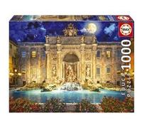 Educa Borrás Puzzle 1000 pièces - Fontana di Trevi (Rome) - 19923 - 68 x 48 cm - Dès 14 ans