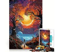 Puzzle 1000 pièces Forêt Sauvage pour Adultes,Jeu Stimulant l'esprit,Surface Lisse sans bavures,Passe-Temps Fascinant pour Les Moments de détente (38x52cm)