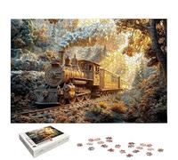 Puzzle 1000 Pièces Former, Puzzle 1000 Pièces pour Adultes et Enfants à Partir de 14 Ans, Paysage Puzzles Bois avec Une Boîte d'emballage Exquise, Puzzles pour Décoration Murale, Cadeau Femme, -5022