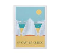 Puzzle 1000 Pièces, France Tente de Saint-Cast-Le-Guildo,pour Adultes Adolescents Scies Sauteuses 1000 Pièces Idéal pour La Relaxation Méditation Passe-Temps Cadeau d'anniversaire(38x26cm)-BM40