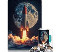 Puzzle 1000 pièces Fusée pour Adolescents Jouets éducatifs et Anti-Stress Interaction Parent-Enfant (50x75cm)