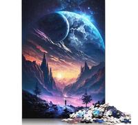 Puzzle 1000 pièces Galactic Twilight Fantasy pour Adultes, Jeu éducatif, décoration familiale (75 x 50 cm)