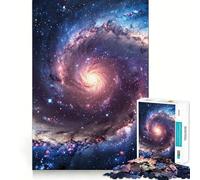 Puzzle 1000 pièces Galaxie d'Andromède pour Adultes Jeu de mémoire et de Concentration Ajustement Parfait Format Compact Idéal pour des Moments de Jeu en Famille (38x52cm)