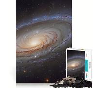 Puzzle 1000 pièces Galaxie en Spirale dans l'espace pour Adolescents, Jeu de logique Robuste, Anti-Stress, Bords Transparents, Cadeau Classique 38x52cm