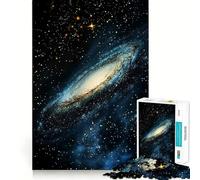Puzzle 1000 pièces Galaxie en Spirale dans l'espace pour Adolescents, Jeu de réflexion, Plaisir partagé, Bords précis, pour Les vœux du Père Noël 38x52cm