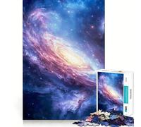 Puzzle 1000 pièces Galaxie en Spirale pour Adolescents renforce la mémoire, Calme et sérénité, qualité supérieure, pour Les vœux du Père Noël 50x75cm