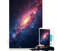 Puzzle 1000 pièces Galaxie Spirale dans l'espace pour Adultes, Casse-tête et Passe-Temps à la Maison, Cadeau mémorable 38x26cm