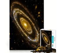 Puzzle 1000 pièces Galaxie Spirale dans l'espace pour Adultes et Adolescents, Jeu de réflexion apaisant, découpe précise, Cadeau de Noël 50x75cm