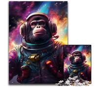Puzzle 1000 pièces Galaxies Gorilles pour Adultes, décoration DIY, défi cérébral, pour Adultes, Famille, Cadeau de Vacances 50x75cm/19,68x29,52 Pouces