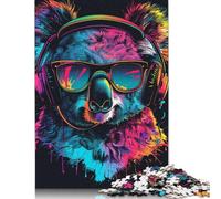 Puzzle 1000 pièces Galaxy Cheval et Fleur pour Adultes Adolescents Puzzle Papier Cadeaux de Noël 1000pcs (38x26cm)