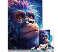 Puzzle 1000 pièces Galaxy Monkey pour Adolescents, Anti-Stress, défi Difficile, renforce l'amour Entre Couples, 50x75cm