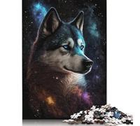 Puzzle 1000 pièces Galaxy Space Husky Puzzles Adultes Difficulté Puzzles Éducation Jouets Jeux Famille Décoration 1000pcs (75x50cm)