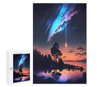 Puzzle 1000 pièces Galaxy Sunset Anime Puzzle pour Adultes Jouet Décoration murale Motif d'assemblage Offre comme cadeaux pour toute la famille 1000 pièces