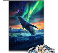 Puzzle 1000 pièces Galaxy Whale, activités familiales Amusantes à la Maison, Cadeau d'anniversaire, Cadeau de Voyage (26x38cm)