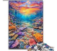 Puzzle 1000 pièces Galets colorés, pour Les 14 Ans et Plus, Jeux Amusants, activités à la Maison, Cadeaux d'anniversaire, Cadeaux de Voyage (26x38cm)