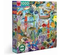 Puzzle 1000 pièces GEMS AND FISH EEBOO Carton Multicolore Multicolore G