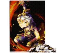 Puzzle 1000 pièces Genshin Impact Bennett Puzzles en Bois Bon Cadeau pour Adultes Enfants 50x75 cm