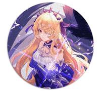 Puzzle 1000 pièces Genshin Impact Fischl, Puzzle Rond 1000 pièces pour Adultes, décoration intérieure, entraînement cérébral et Cadeaux de Noël, 67,5 x 67,5 cm